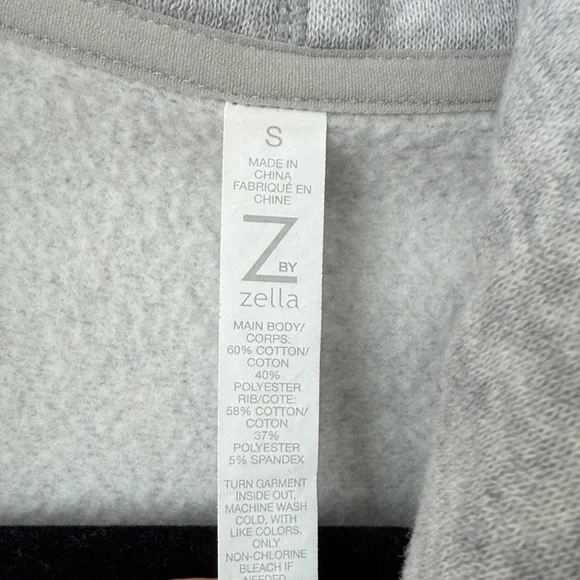 Zella Light Gray Women's Cowl Neck Sweater - Picture 5 of 6